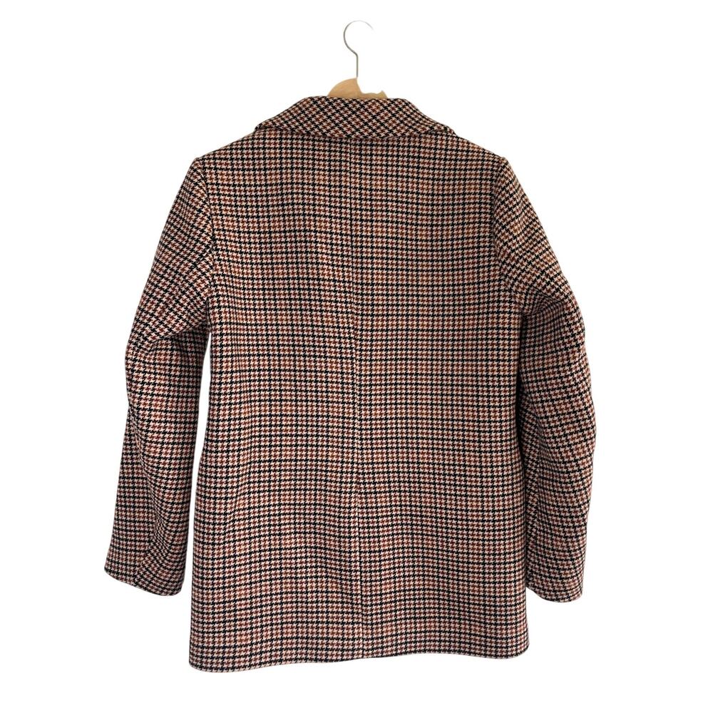 A&F Abercrombie & Fitch Plaid Houndstooth Blazer Jacket - Picture 3 of 16